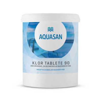 AQUASAN Klor tablete 90 - 1kg