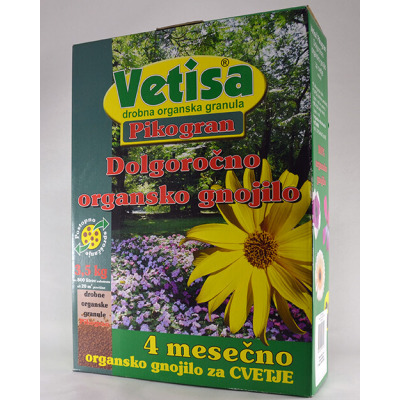 VETISA-PIKOGRAN 3,5 kg Organsko gnojivo za CVIJEĆE - /karton 6/1