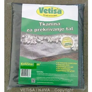 VETISA-Platno protiv korova 2 m x 5 m, paket 10 m2