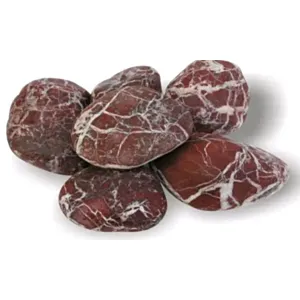Z. Ciottolo Rouge Royal (25-40 mm) 20kg -Crveni/bijele pruge