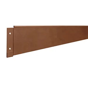 ALUBORD "I" 10cm HIGH/VISINA, rubnik dužina profila 2,50 m (deb. 1,2 mm)/ KOM
