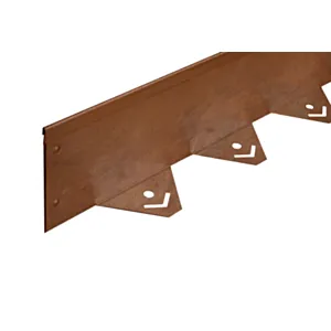 ALUBORD "I" 10cm HIGH/VISINA, rubnik dužina profila 2,50 m (deb. 1,2 mm)/ KOM