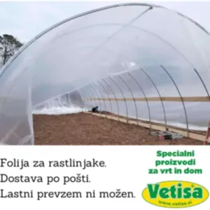 FOLIJA ZA BILJKE širine 7,5 m -UV (CIJENA/TEKUĆI METAR)