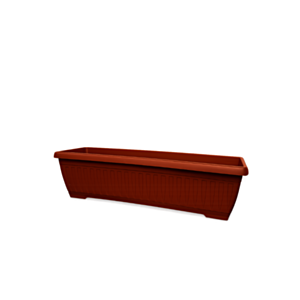 A. Terakota cvjetna saksija - 80 x 19,5 x 17 cm