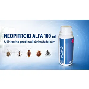 Neopitroid Alfa 100 ml – koncentriran kontaktni insekticid proti žuželkam