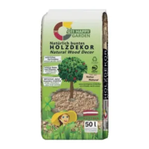 HappyGarden- Natur 50L - drvena sječka NATURAL (42/P)- NOVO PAKIRANJE