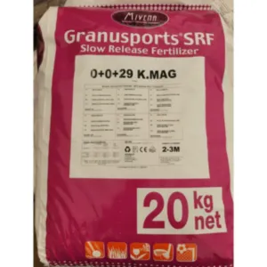 Mivena-Granuform SRF-kalijevo in magnezijsko gnojivo 0-0-29-10Mg-20kg