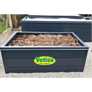 KB-visoka greda 3000 x 1000 x 800mm, poc. antracit 7016