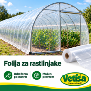 FOLIJA ZA PLASTENIK 9,5 m širine -UV (CIJENA/TKM)
