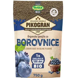VETISA -PIKOGRAN Organsko gnojivo za BOROVNICE - VREĆICA 750g