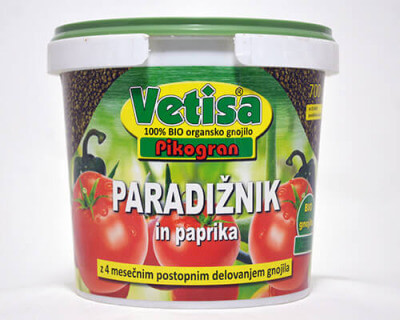 VETISA-PIKOGRAN Organsko gnojivo za RAJČICU- 700g  ZELENI