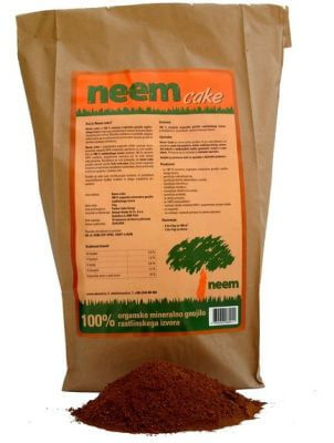 NEEM CAKE, 100 % organsko gnojivo, 4 kg/vreća
