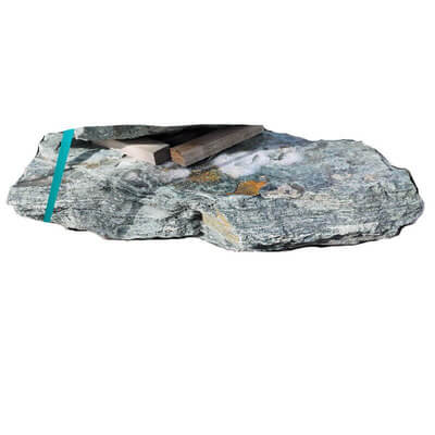 F. Dekorativni kamen Verde Alpi/ Green 300-600mm/ 185kg - cijena po kamenu