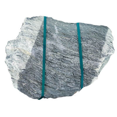 F. Dekorativni kamen Verde Alpi/ Green 300-600mm/ 195kg - cijena po kamenu