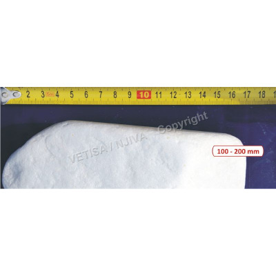 Snježno bijeli šljunak BIGBAG (100-200 mm) Okrugli /TONA
