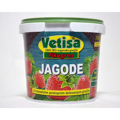 VETISA-PIKOGRAN Organsko gnojivo za JAGODE- 700g/lonac ZELENI