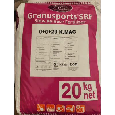 Mivena-Granusports SRF-kalijevo in magnezijsko gnojivo 0-0-29-10Mg-20kg