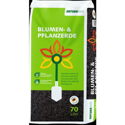 Naturahum Blumenerde - Univerzalni substrat za rože