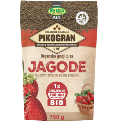 VETISA -PIKOGRAN Organsko gnojilo za JAGODE - 750g vrečka