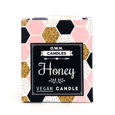 Zavjetna svijeća u poklon kutiji s mirisom Honey