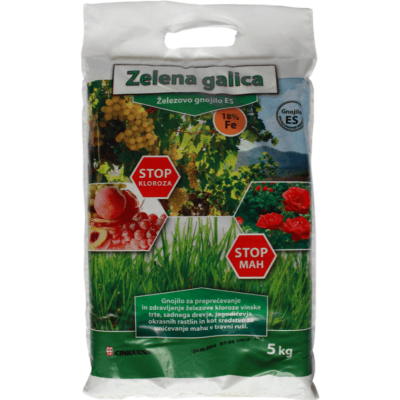 Zelena Galica 5kg, zaustavi mah, klorozo, gnojivo sa  željezom 18%