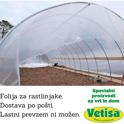 FOLIJA ZA PLASTENIK 15,0 m širine -UV (CIJENA/TKM)