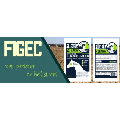 FIGEC- Organski kompost 100% od konjskog gnoja - 40L /25/P